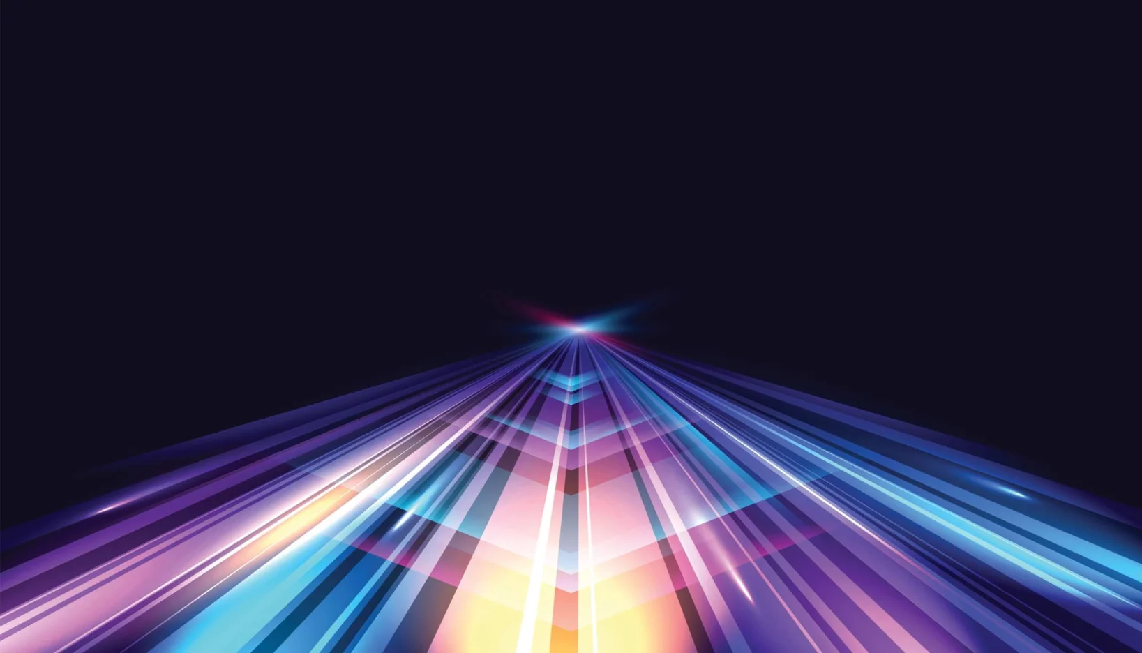 Modern abstract high speed movement. Dynamic motion light and fast arrows moving on dark background.
